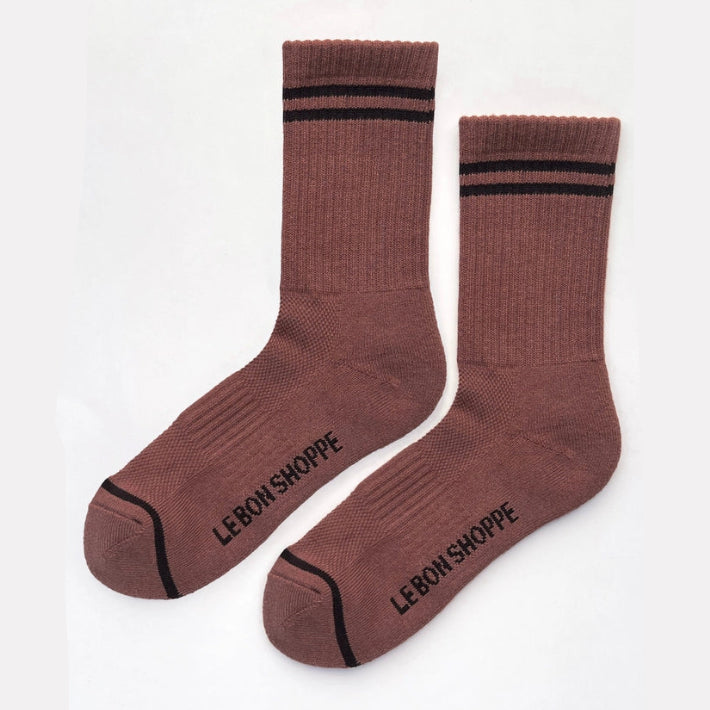 Le Bon Shoppe Boyfriend Socks - Clay