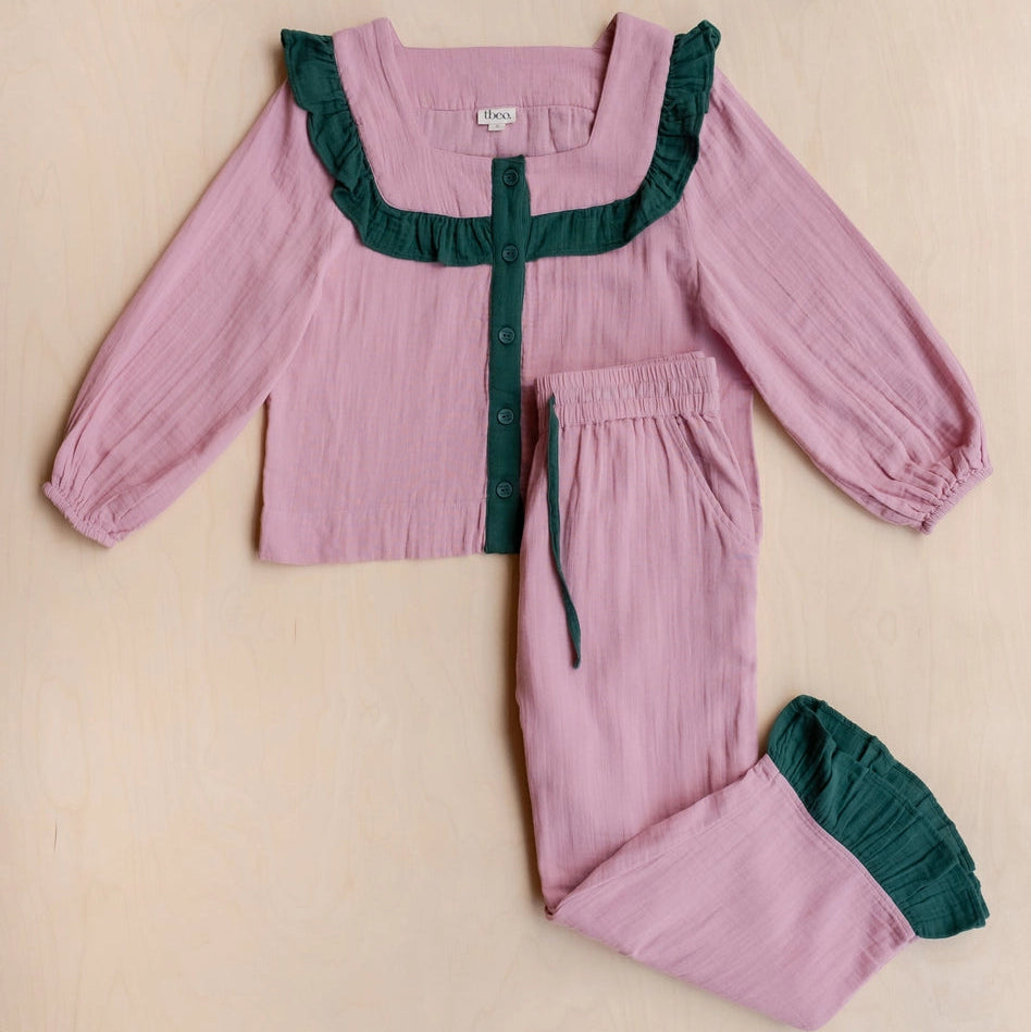 TBCo Pyjamas - Pink Ruffle