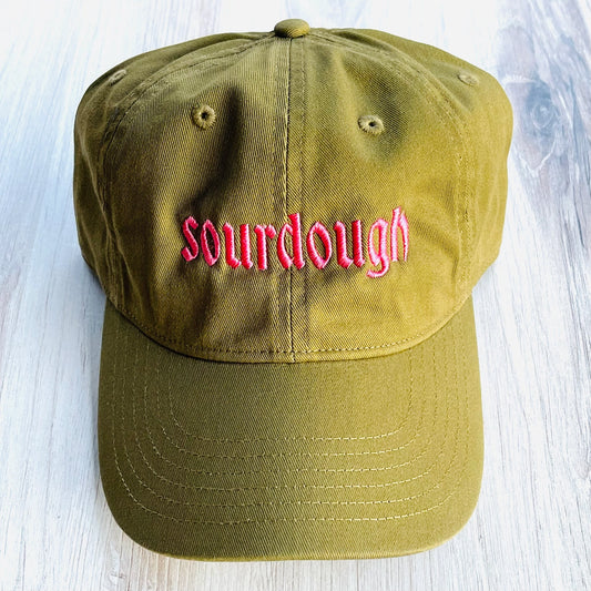 Embroidered Dad Cap - Sourdough