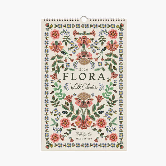 Rifle Paper Co 2026 Wall Calendar - Flora