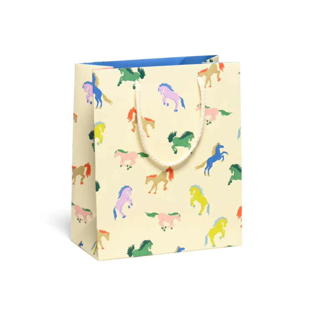 Medium Gift Bag - Horses