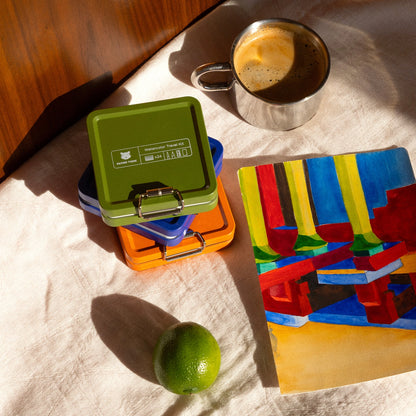 Papier Tigre Watercolour Travel Kit - Green Tin