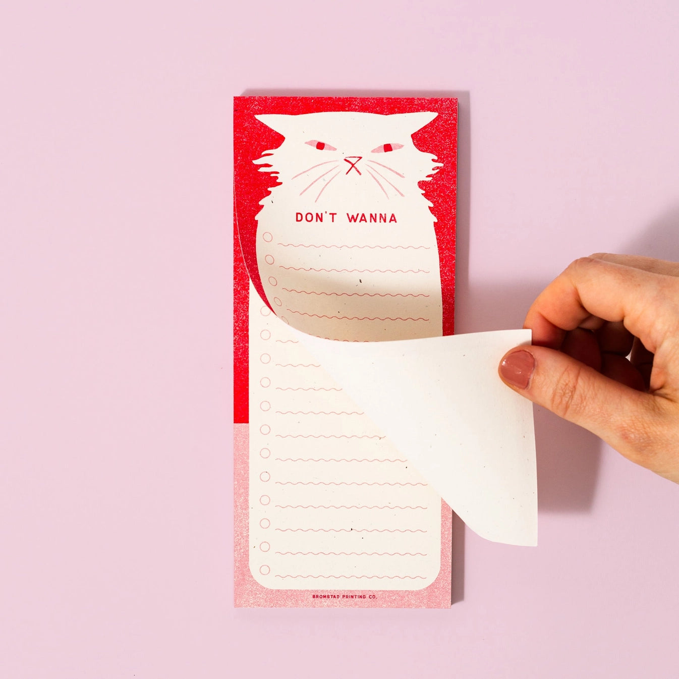 Risograph Notepad - Dont Wanna