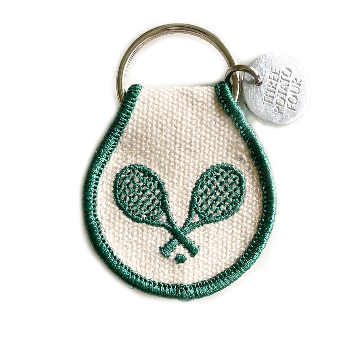 Three Potato Four Patch Keychain - Tennis