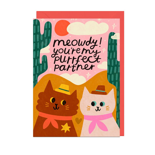 Meowdy Partner Card