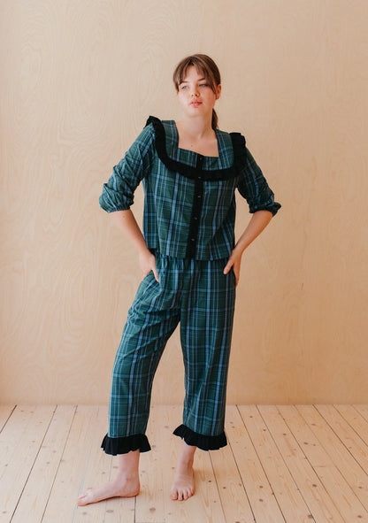 TBCo Pyjamas - Green Tartan