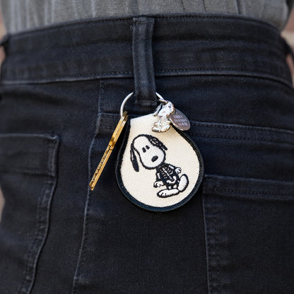 Three Potato Four Patch Keychain - Snoopy Skeleton