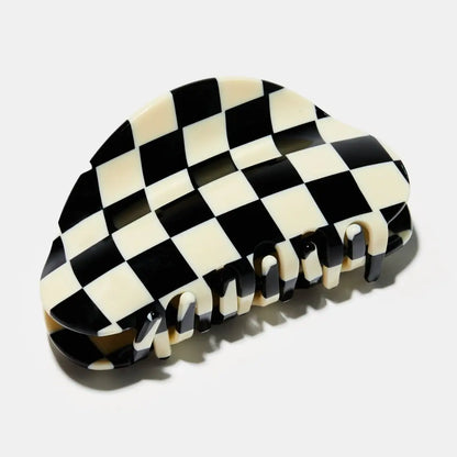 Chunks Checker Claw in Black & White