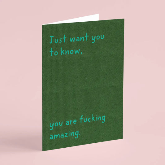 You Are Amazing Mini Card