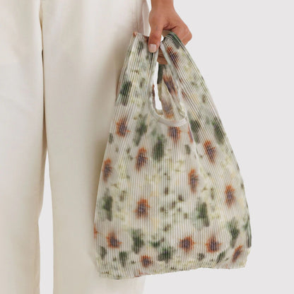 Baggu Pleated Reusable Bag - Abstract Floral