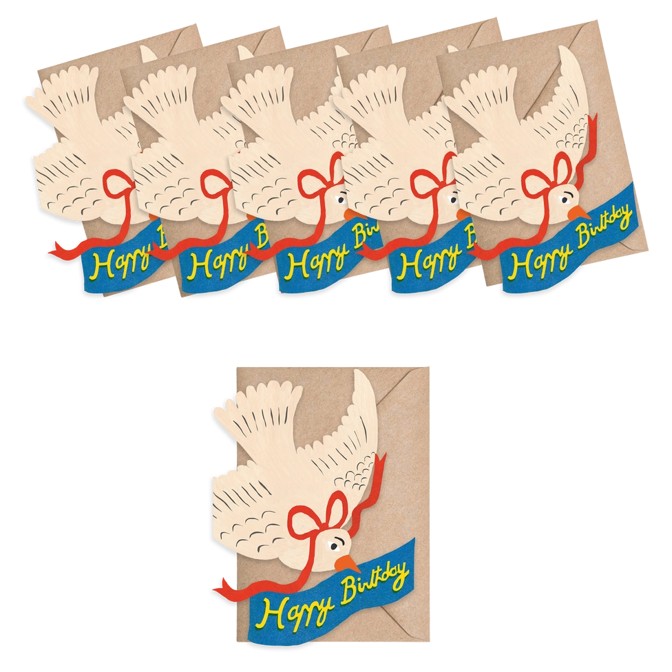 Isatopia Mini Cards - Happy Birthday Bird