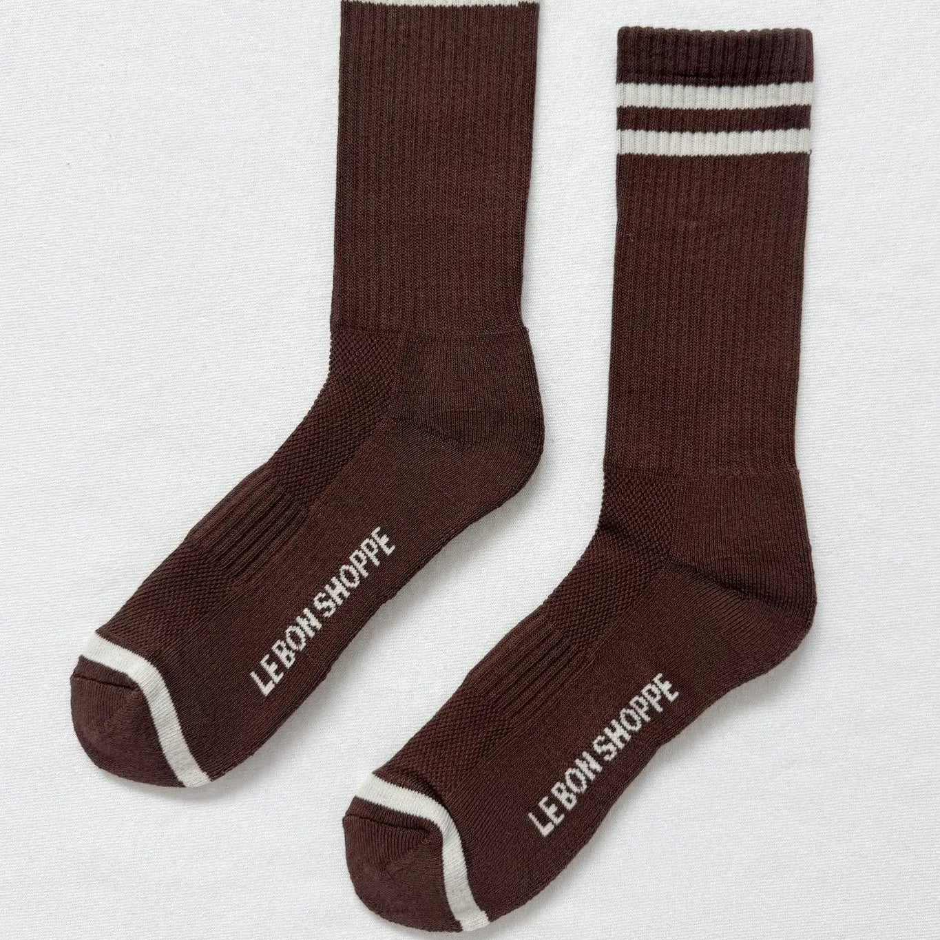 Le Bon Shoppe Extended Boyfriend Socks - Wood