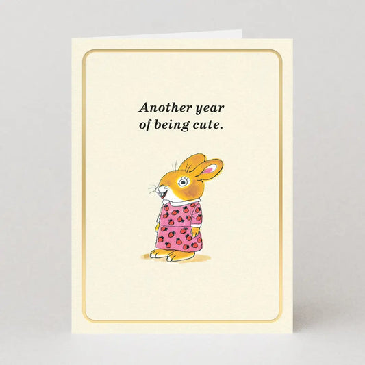 Being Cute Mini Card by Richard Scarry