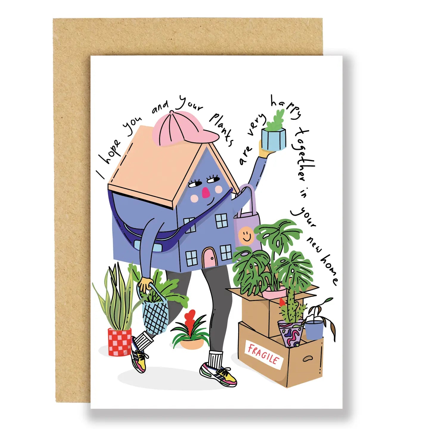 Plant Friends New Home Card