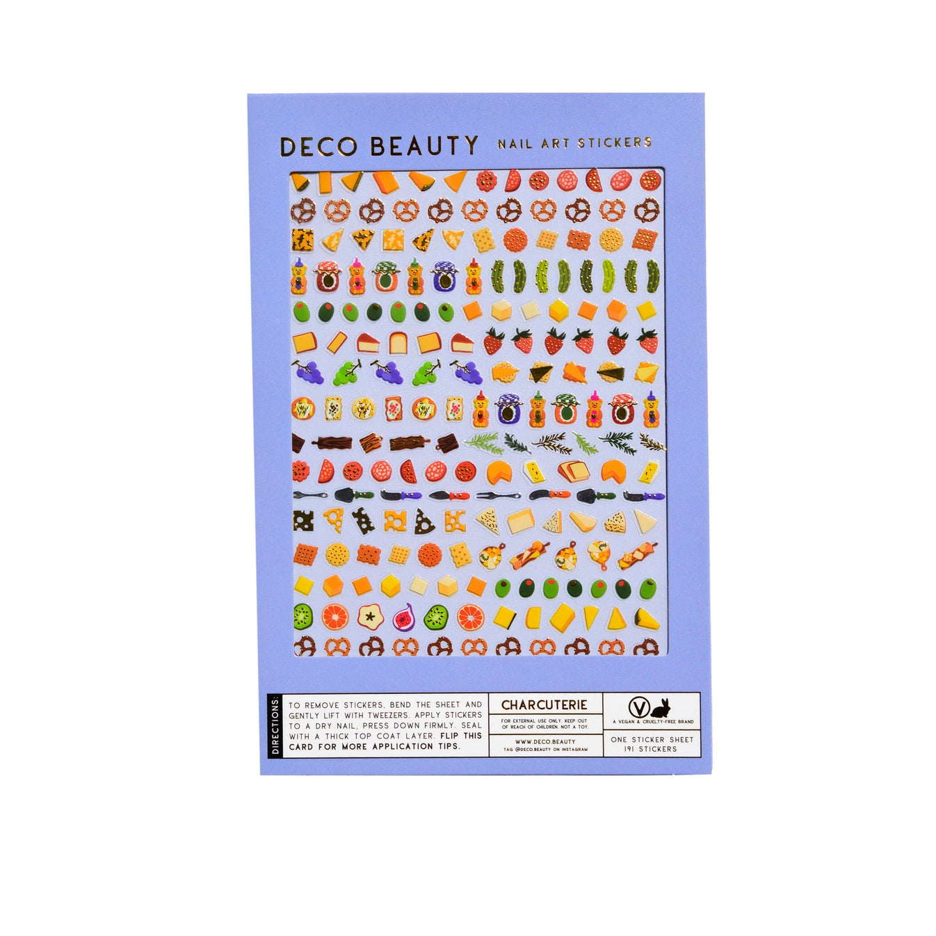 Nail Stickers - Charcuterie