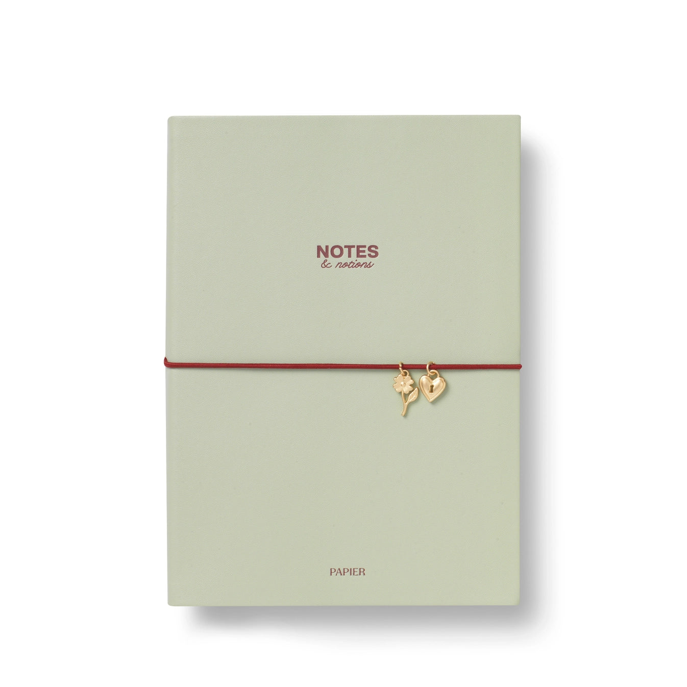 Charm PU Notebook - Moss and Ink