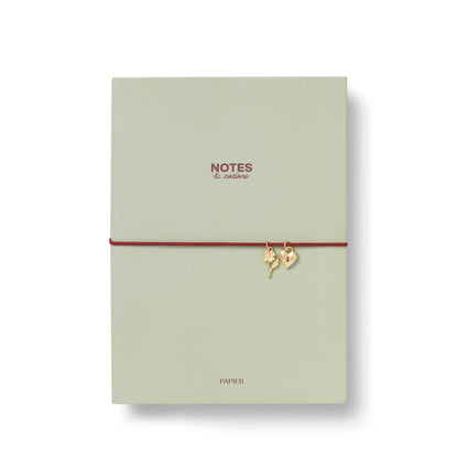 Charm PU Notebook - Moss and Ink