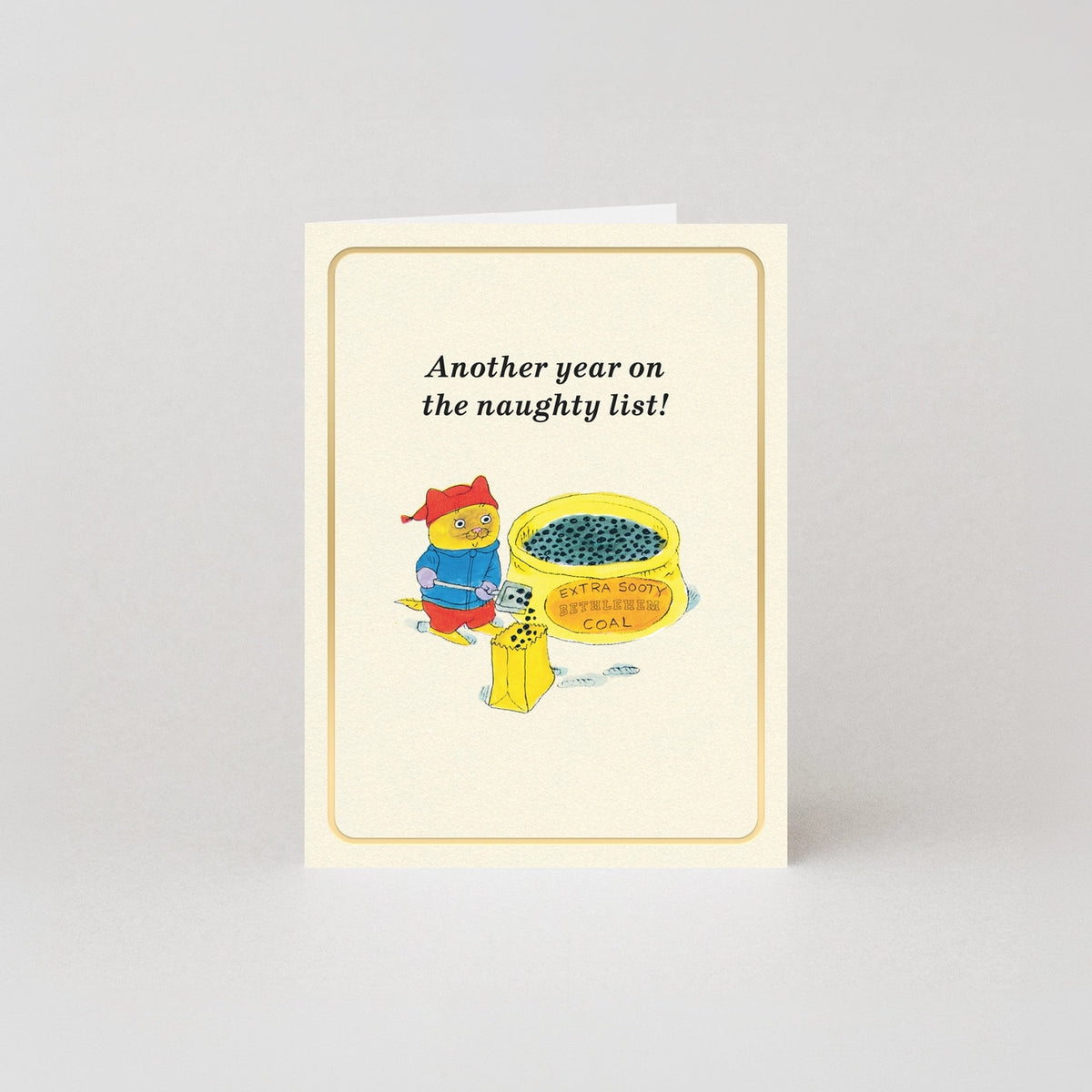 Naughty List Mini Card