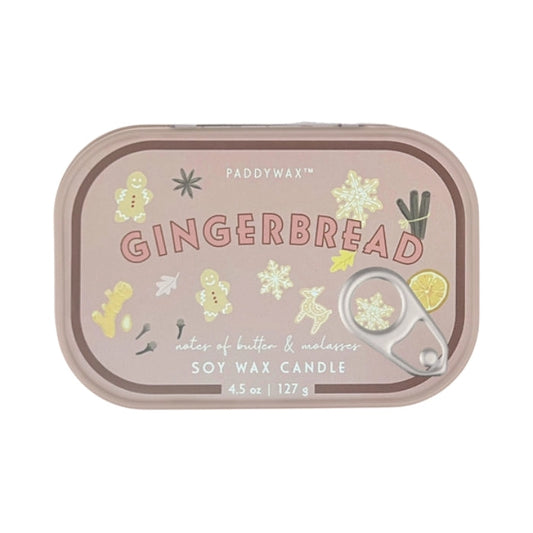 Paddywax Bistro Tin Candle - Gingerbread