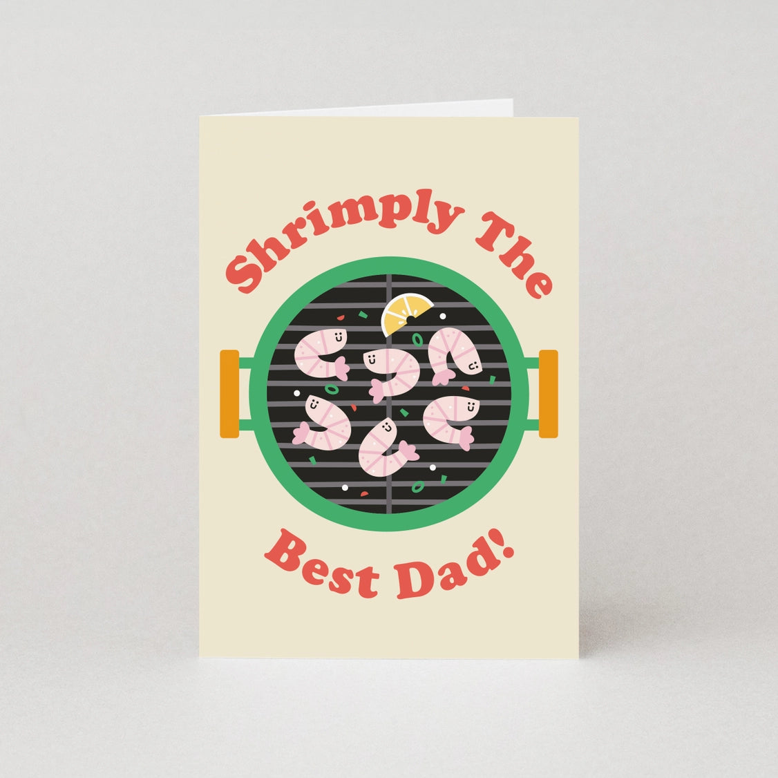 Shrimply The Best Dad Card