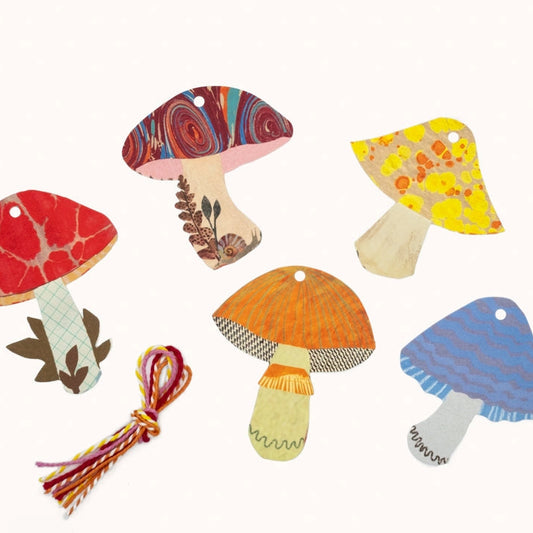 Hadley Gift Tags - Mushrooms