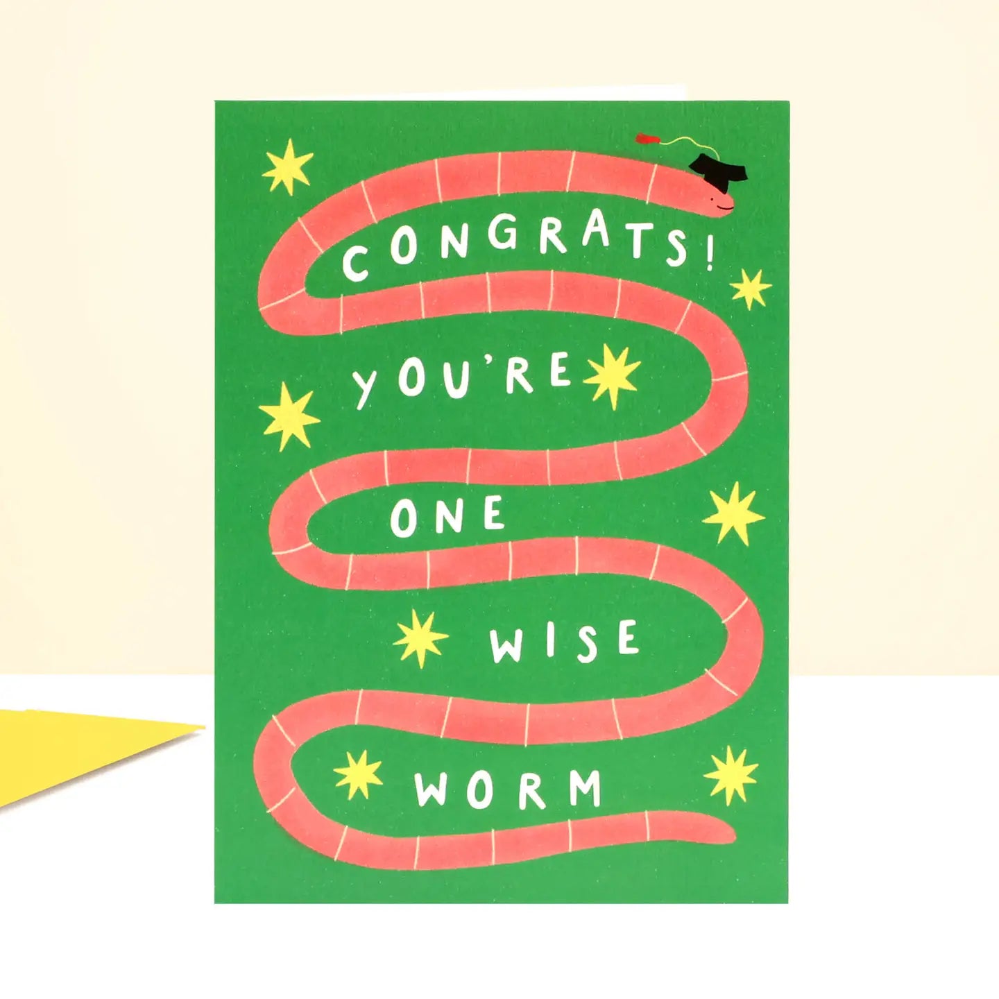 One Wise Worm Card