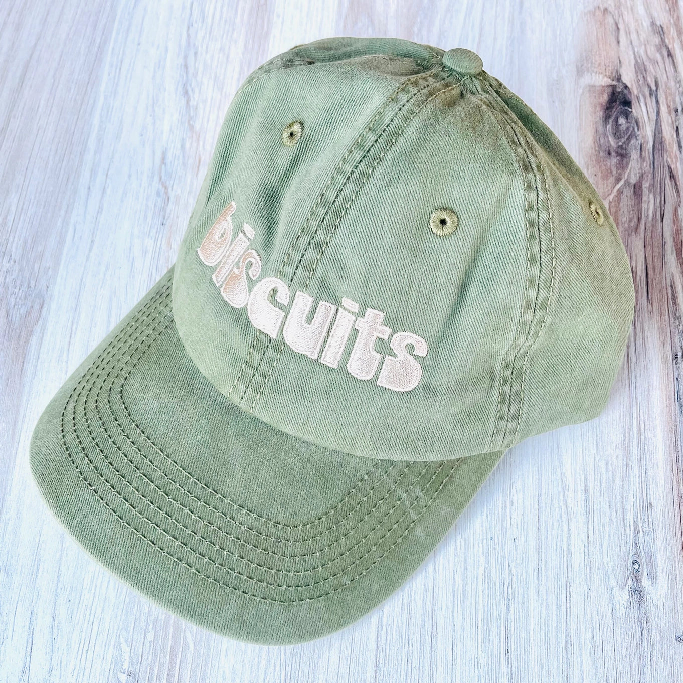 Embroidered Dad Cap - Biscuits