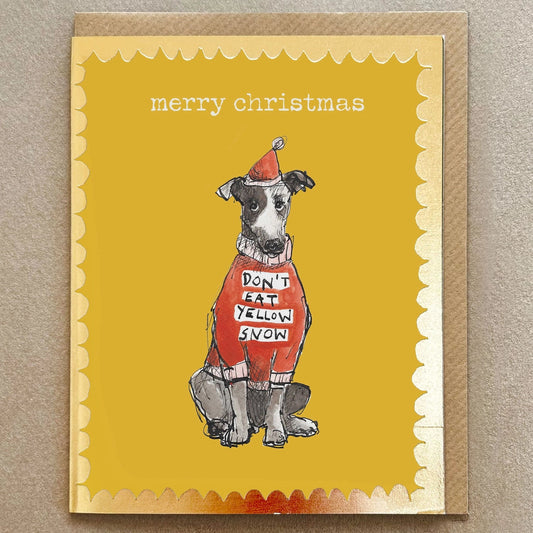 Don't Eat Yellow Snow Card