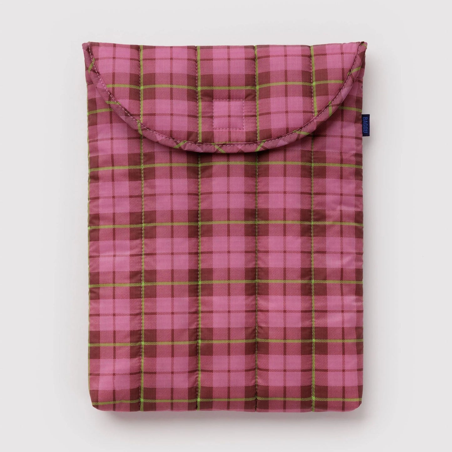 Baggu Laptop Case 13/14" - Azalea Pink Tartan