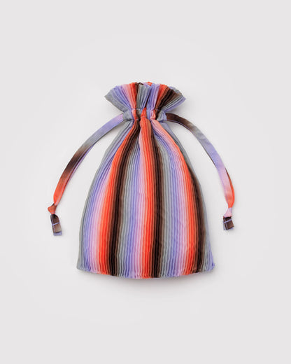 Baggu Pleated Reusable Bag - Gradient Stripe