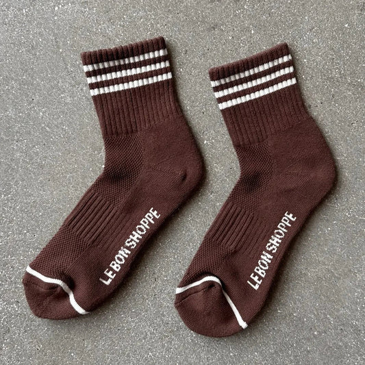 Le Bon Shoppe Girlfriend Socks - Mahogany