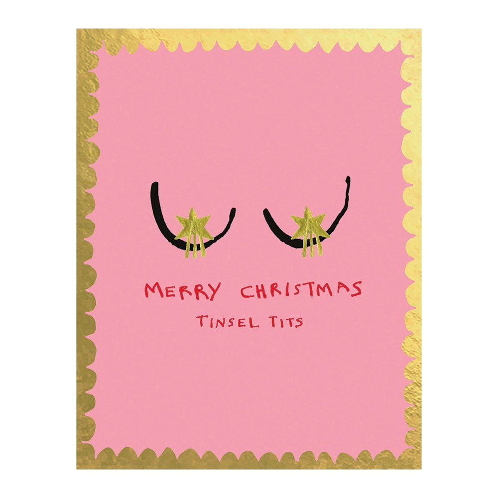 Tinsel Tits Card