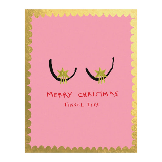 Tinsel Tits Card