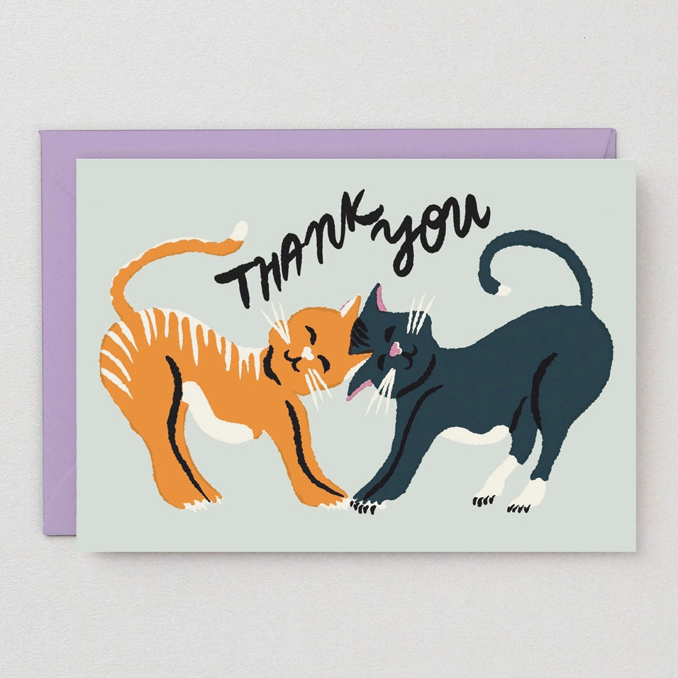 Thank You Cats Greeting Card