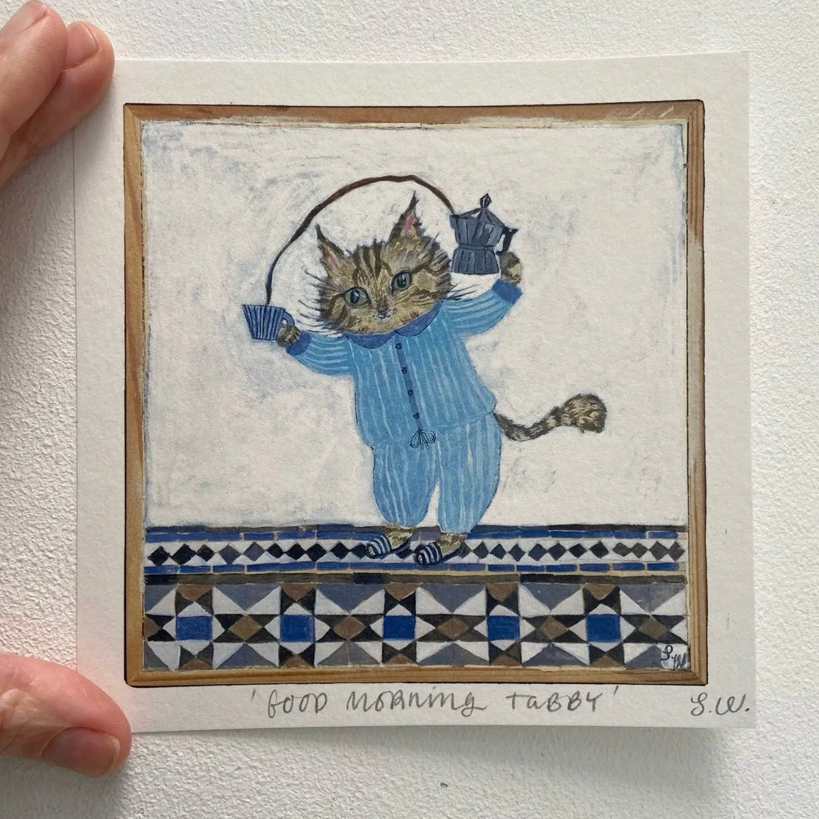 Moggshop Small Print - Good Morning Tabby