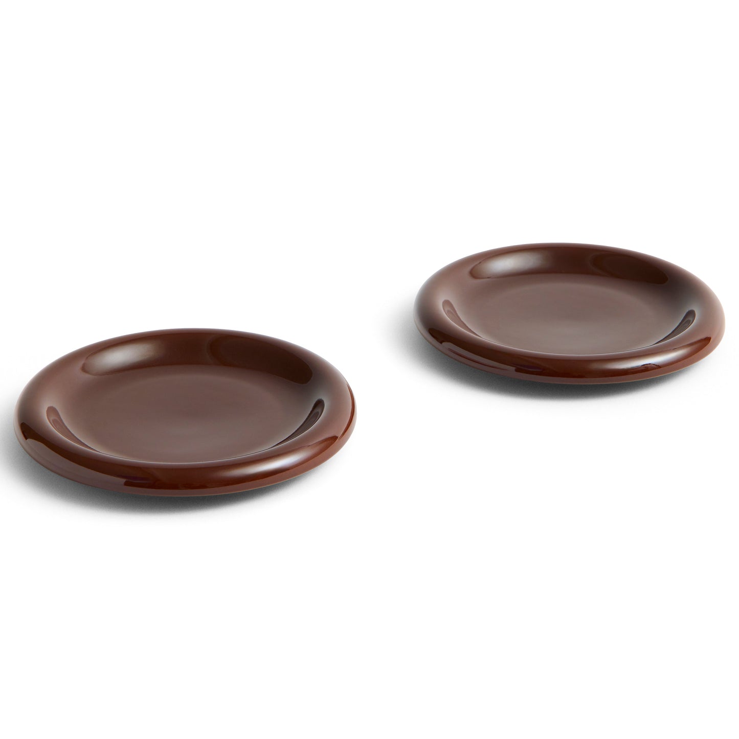 HAY Barro Plate Set of 2 Small - Burgundy
