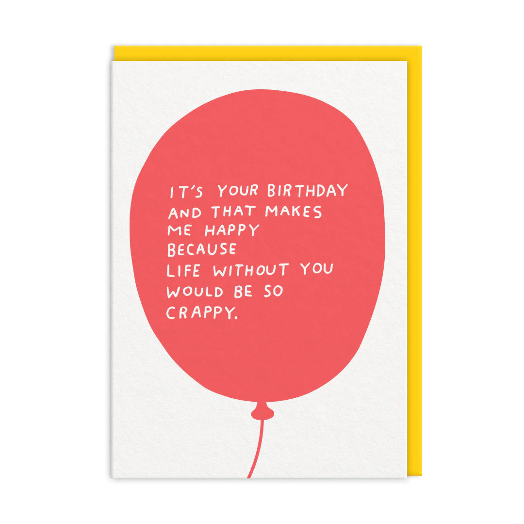 Birthday Balloon Card