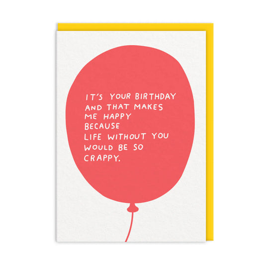 Birthday Balloon Card