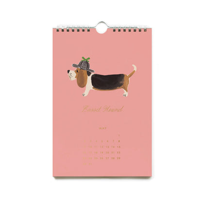2027 Kitchen Calendar - Dog of The Month