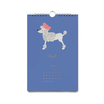 2027 Kitchen Calendar - Dog of The Month