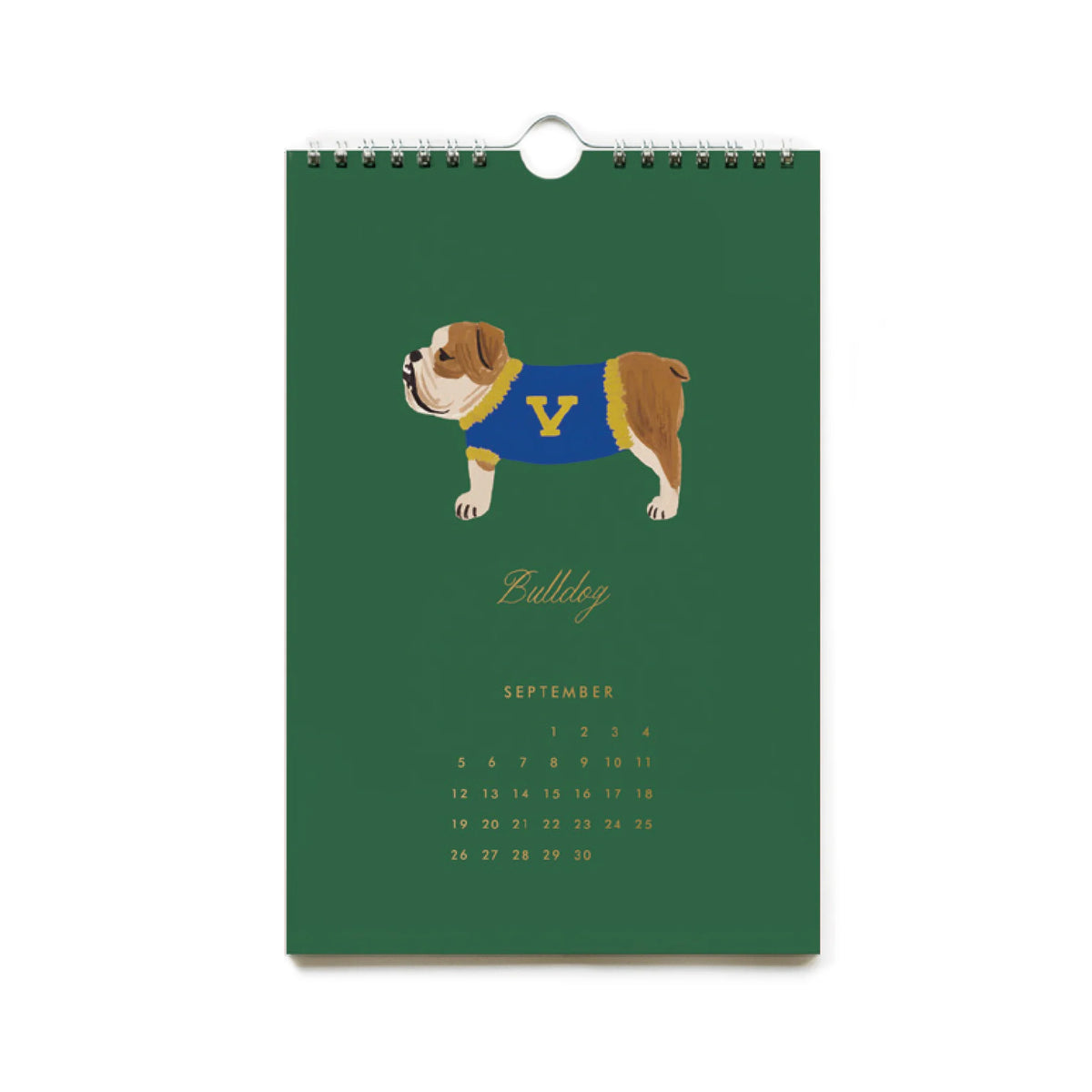 2027 Kitchen Calendar - Dog of The Month