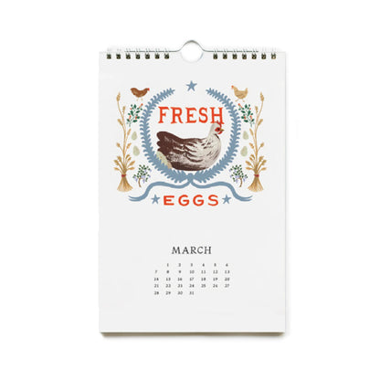 2027 Kitchen Calendar - Country Farm