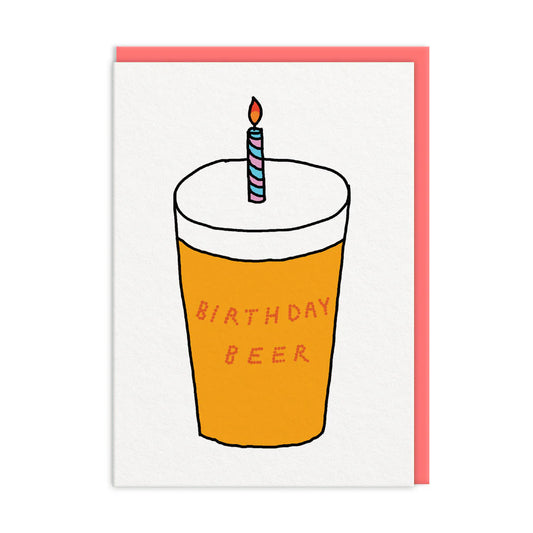 Birthday Beer Birthday Card