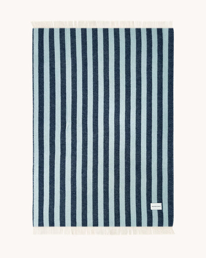 Maison Deux Candy Wrap Blanket - Navy Ice