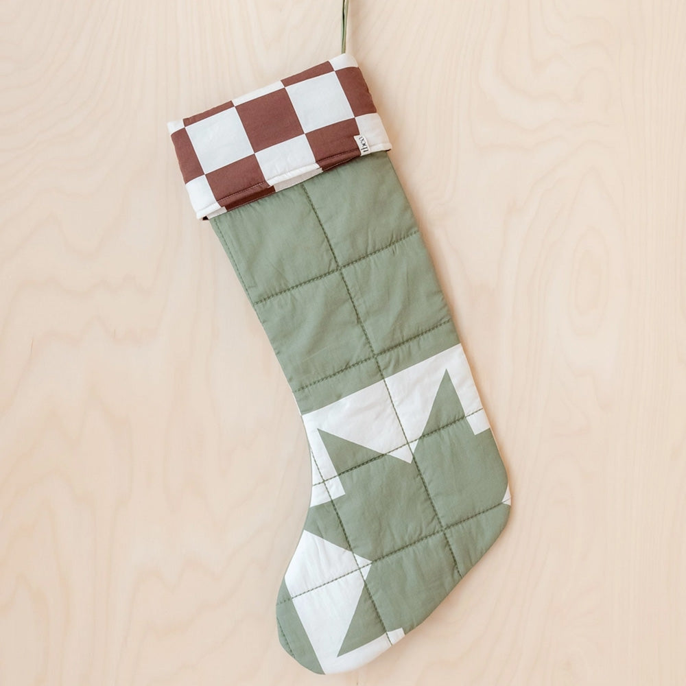 TBCo Christmas Stocking - Green Star