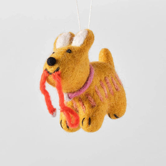 Felted Decoration by Wrap - Ginger