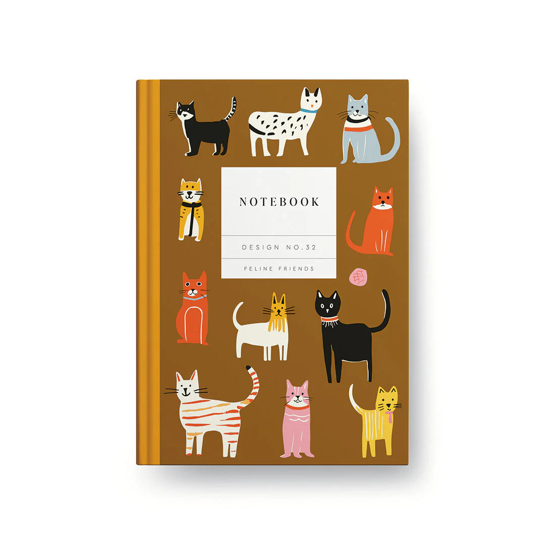 Feline Friends Hardback Notebook