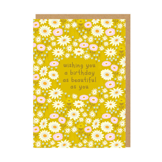 Beautiful As You Birthday Card