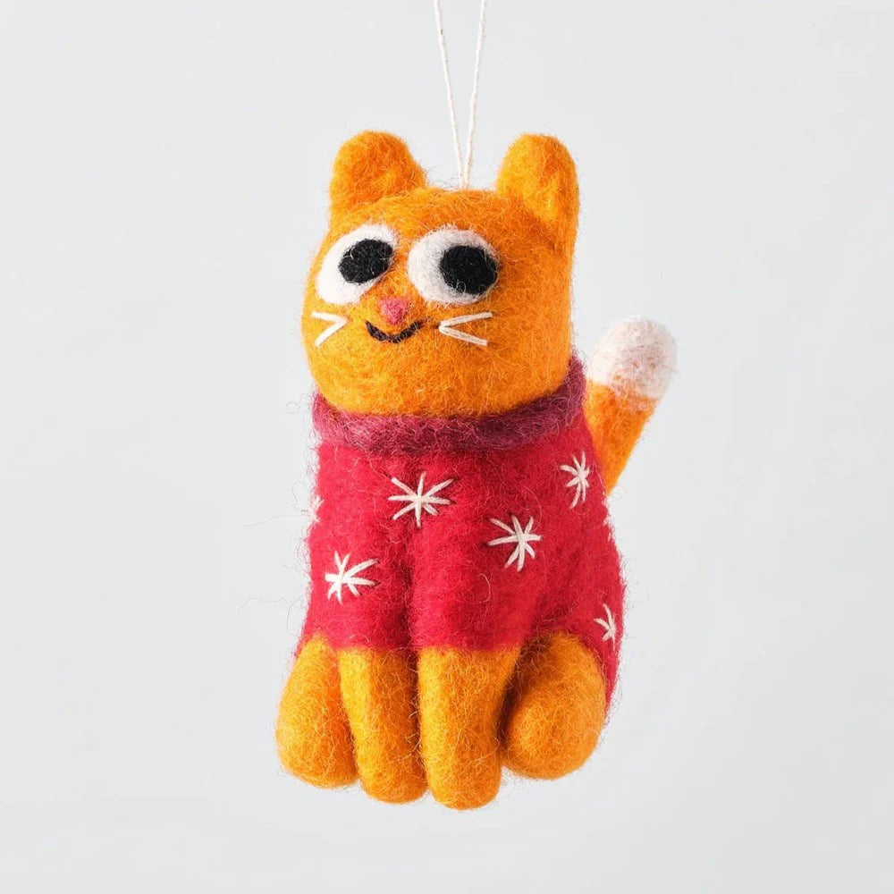 Felted Decoration by Wrap - Esther