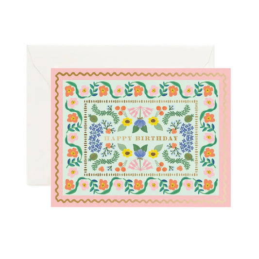 Sicily Garden Birthday Card